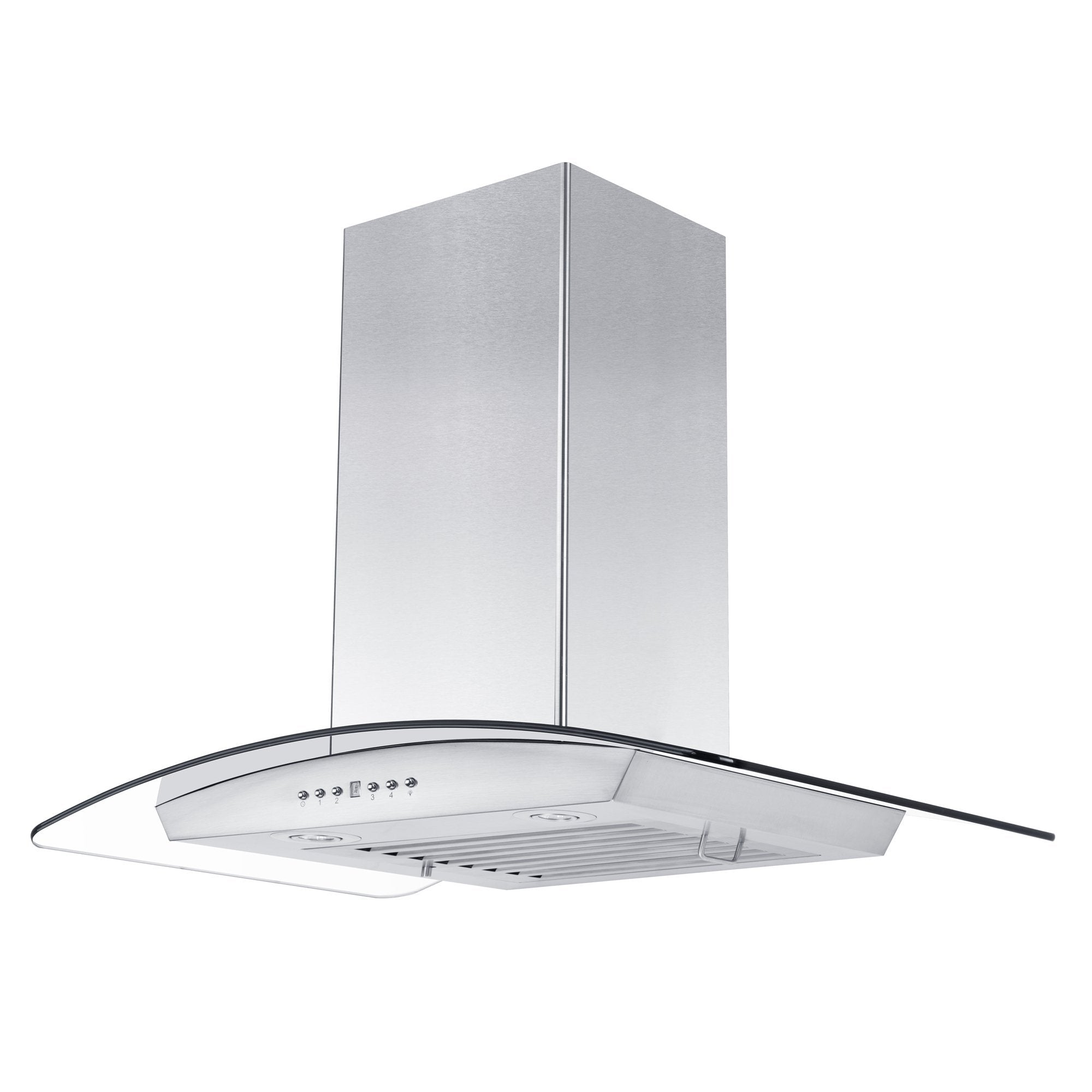 ZLINE Convertible Vent Wall Mount Range Hood in Stainless Steel & Glas