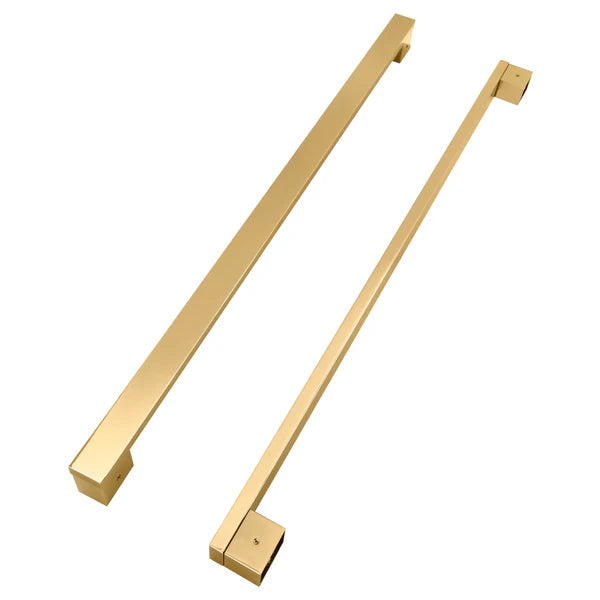 ZLINE Polished Gold Autograph Edition Modern Handles for Freestanding Refrigerators (RFMHZ-F-36-G)