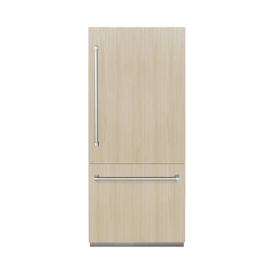 ZLINE 36 in. 19.8 cu. ft. Panel Ready Built-In Bottom Freezer Refrigerator with Water Dispenser and Ice Maker (RBIT-36)