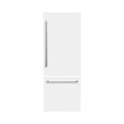 ZLINE 30" Built In Refrigerator Panel in White Matte (RPBIV-WM-30)