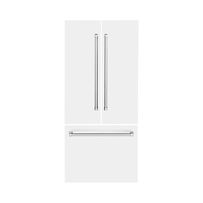 ZLINE 36" Built In Refrigerator Panel in White Matte (RPBIV-WM-36)