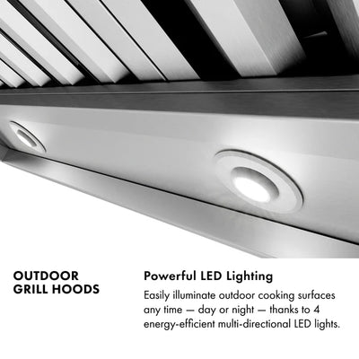 ZLINE 72 in. Under Cabinet Outdoor Grill Hood (GOU1-72)