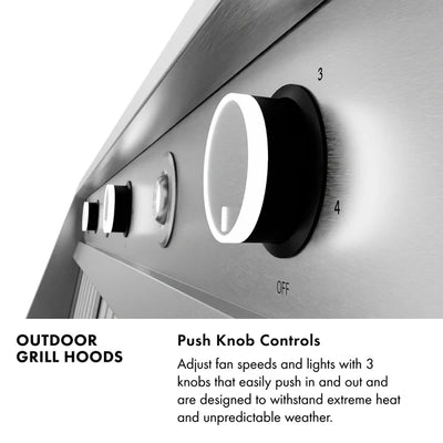ZLINE 48 in. Under Cabinet Outdoor Grill Hood (GOU1-48)