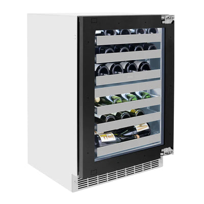 ZLINE 24 Inch Dual-Zone Wine Cooler with Panel-Ready Door (RWDPO-24)