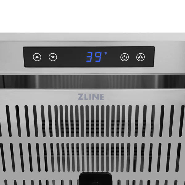 ZLINE 24 in. Touchstone 168 Can Outdoor-Rated Dual Refrigerator Drawer with Stainless Steel Doors (RDSO-ST-24)