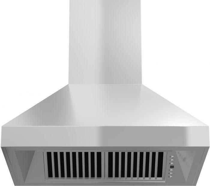 ZLINE 60" Kitchen Package with Stainless Steel Dual Fuel Range and Convertible Vent Range Hood