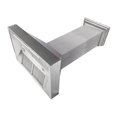 ZLINE 48" Kitchen Package with DuraSnow® Stainless Dual Fuel Range, Ducted Vent Range Hood and Dishwasher