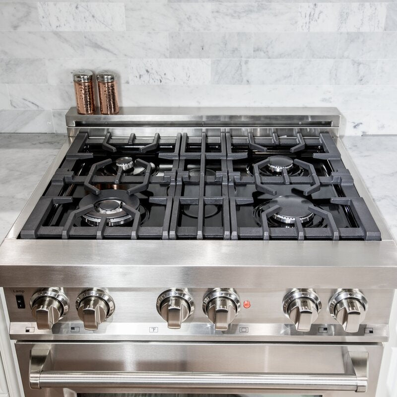 ZLINE 30" Kitchen Package with Stainless Steel Gas Range, Convertible Vent Range Hood and Tall Tub Dishwasher