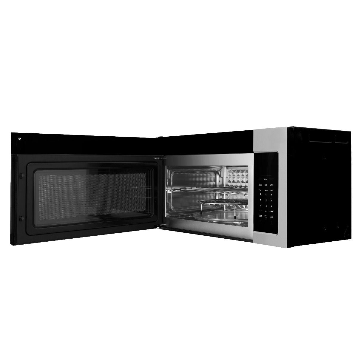 ZLINE 30" Kitchen Package with Stainless Steel Dual Fuel Range and Over The Range Microwave with Traditional Handle