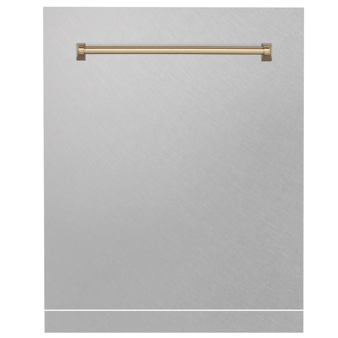 ZLINE 24" Autograph Edition Monument Dishwasher Panel in DuraSnow Stainless Steel (DPMTZ-SN-24)