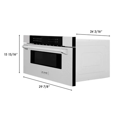 ZLINE 30 in. 1.2 cu. ft. Built-In Microwave Drawer with Color Options (MWD-30)