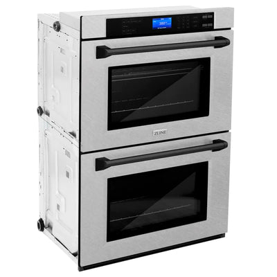 ZLINE 30" Autograph Edition Double Wall Oven with Self Clean and True Convection in DuraSnow Stainless Steel (AWDSZ-30)