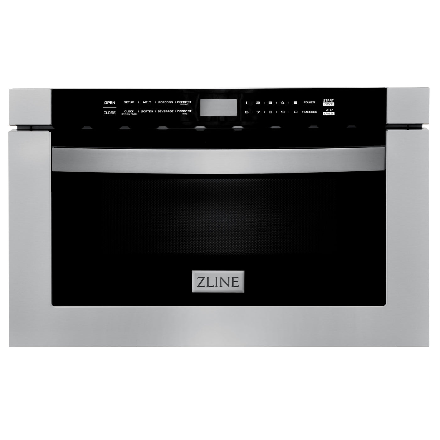 ZLINE Kitchen and Bath, ZLINE 24" 1.2 cu. ft. Microwave Drawer in Stainless Steel & Black Stainless Steel (MWD-1), MWD-1, 24" Microwave Drawer (MWD-1) | Rustic Kitchen and Bath