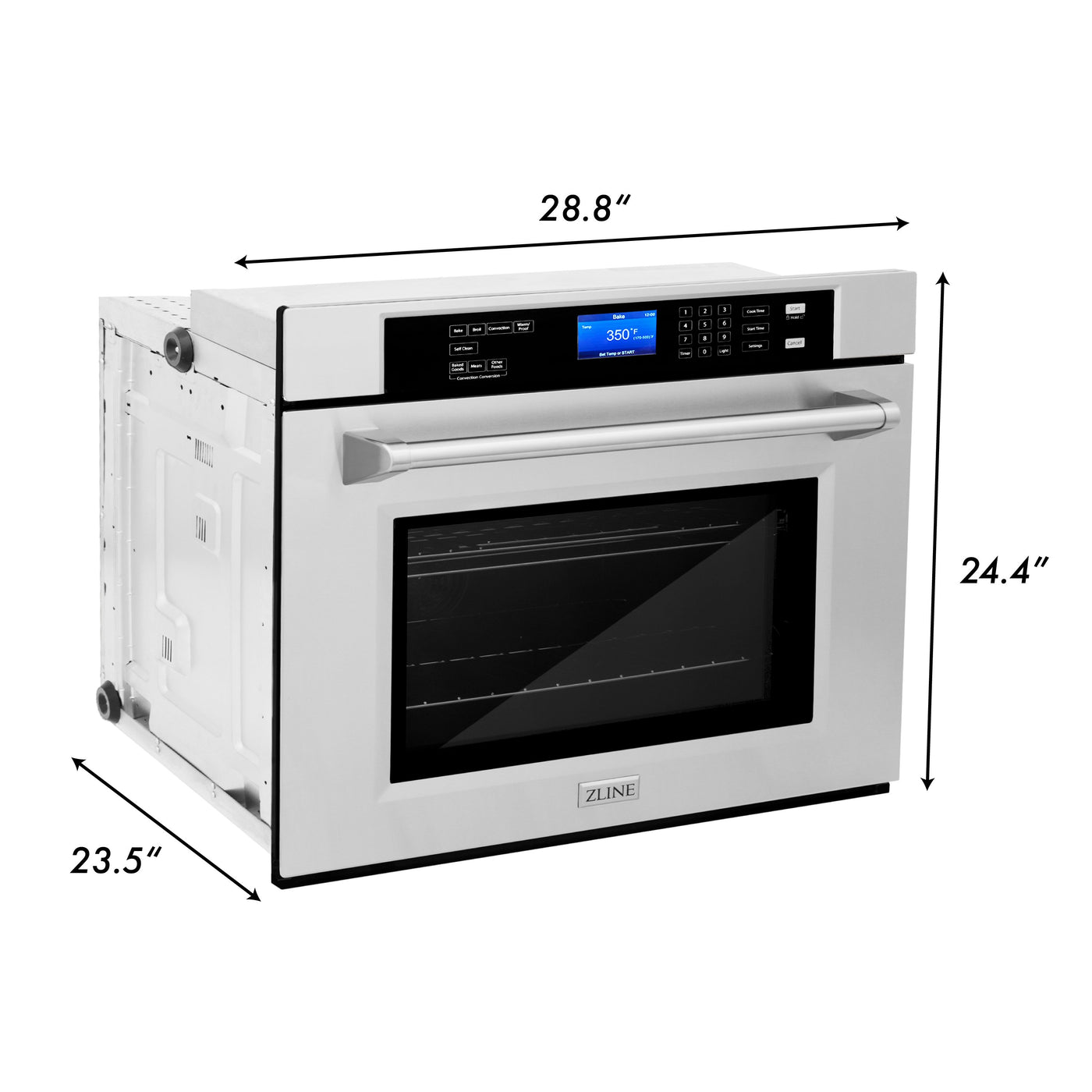 ZLINE 30 in. Professional Single Wall Oven with Self Clean (AWS-30)