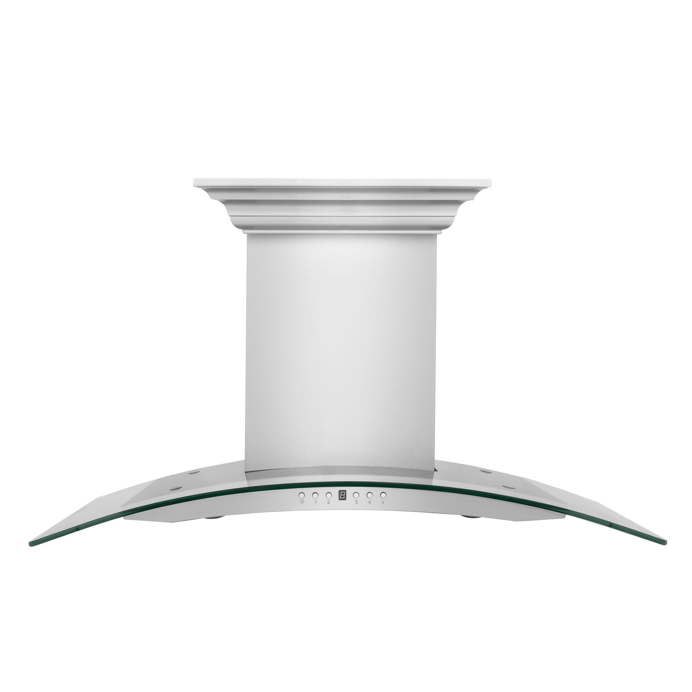 ZLINE Wall Mount Range Hood in Stainless Steel with Built-in CrownSound™ Bluetooth Speakers (KN4CRN-BT)