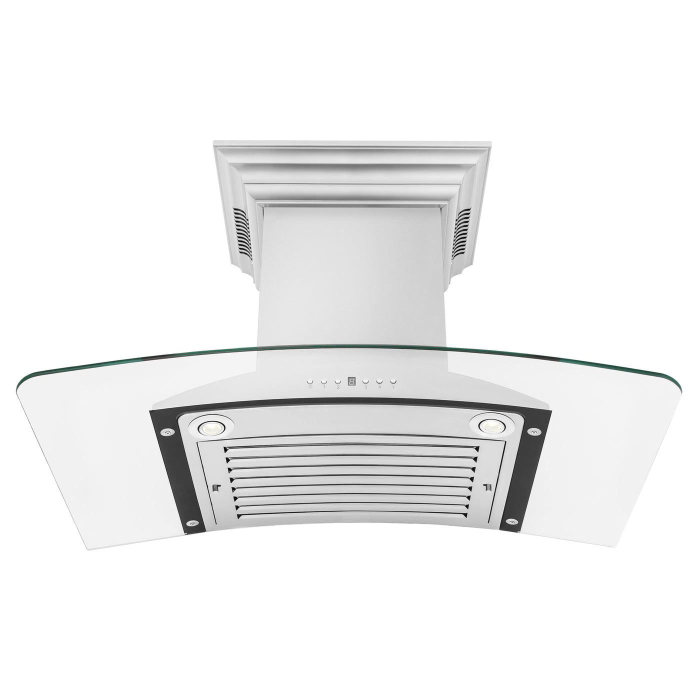 ZLINE Wall Mount Range Hood in Stainless Steel with Built-in CrownSound® Bluetooth Speakers (KNCRN-BT)