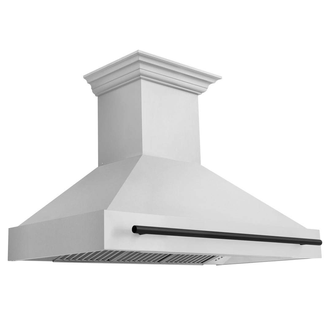 ZLINE 48" Autograph Edition Stainless Steel Range Hood with Stainless Steel Shell (8654STZ-48)