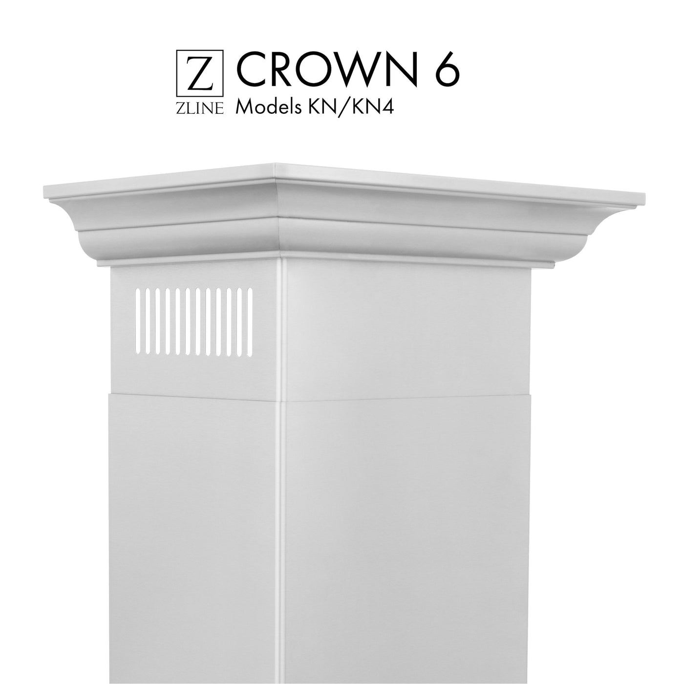 ZLINE Crown Molding Profile 6 for Wall Mount Range Hood (CM6-KN/KN4)