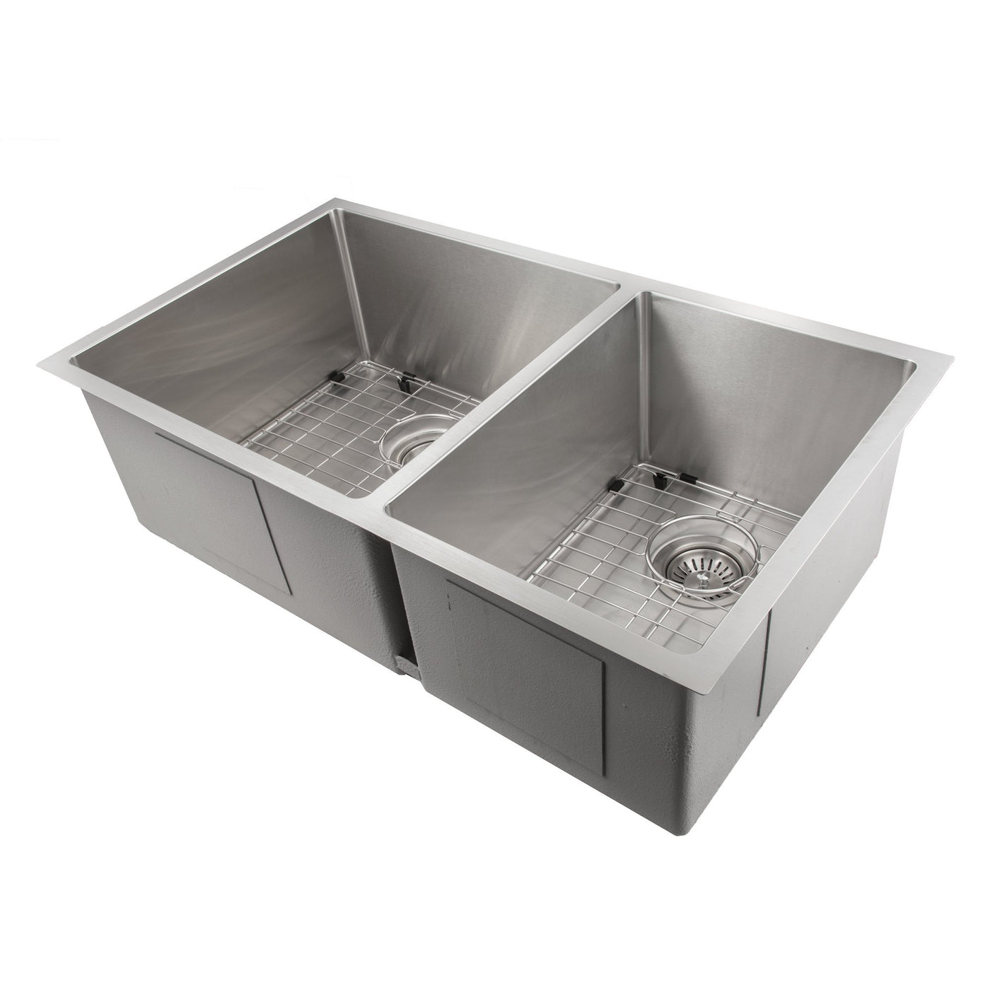 ZLINE Kitchen and Bath, ZLINE 36" Executive Series Undermount Double Bowl Sink (SR60D), SR60D-36,