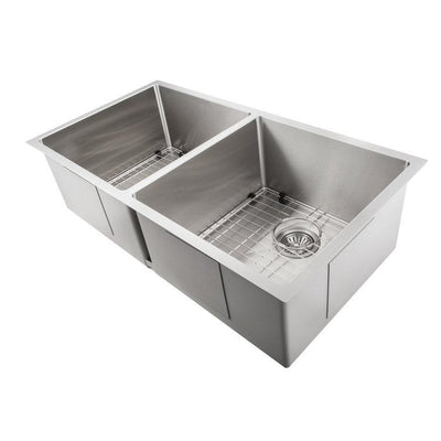 ZLINE Kitchen and Bath, ZLINE 36" Executive Series Undermount Double Bowls Sink (SR50D), SR50D-36,