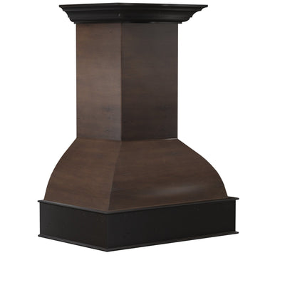 ZLINE Kitchen and Bath, ZLINE 36" Wooden Wall Mount Range Hood in Antigua and Walnut - Includes Dual Remote Motor (369AW-RD-36), 369AW-RD-36,