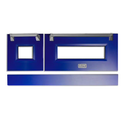 ZLINE Kitchen and Bath, ZLINE 48" Range Door in DuraSnow® Stainless Steel with Color Options, RA-DR-BM-48,