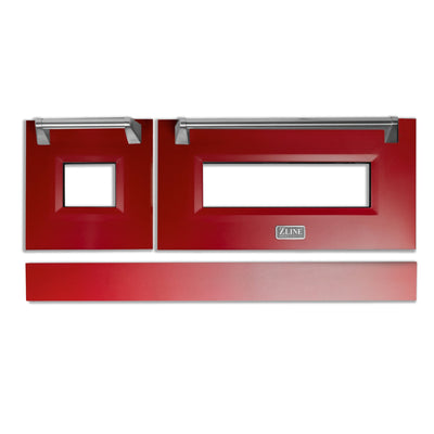 ZLINE Kitchen and Bath, ZLINE 48" Range Door in DuraSnow® Stainless Steel with Color Options, RA-DR-RM-48,