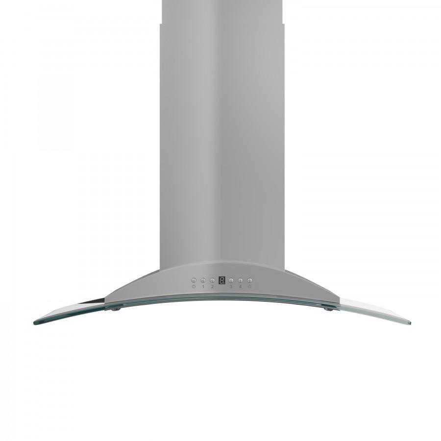 ZLINE Convertible Vent Island Mount Range Hood in Stainless