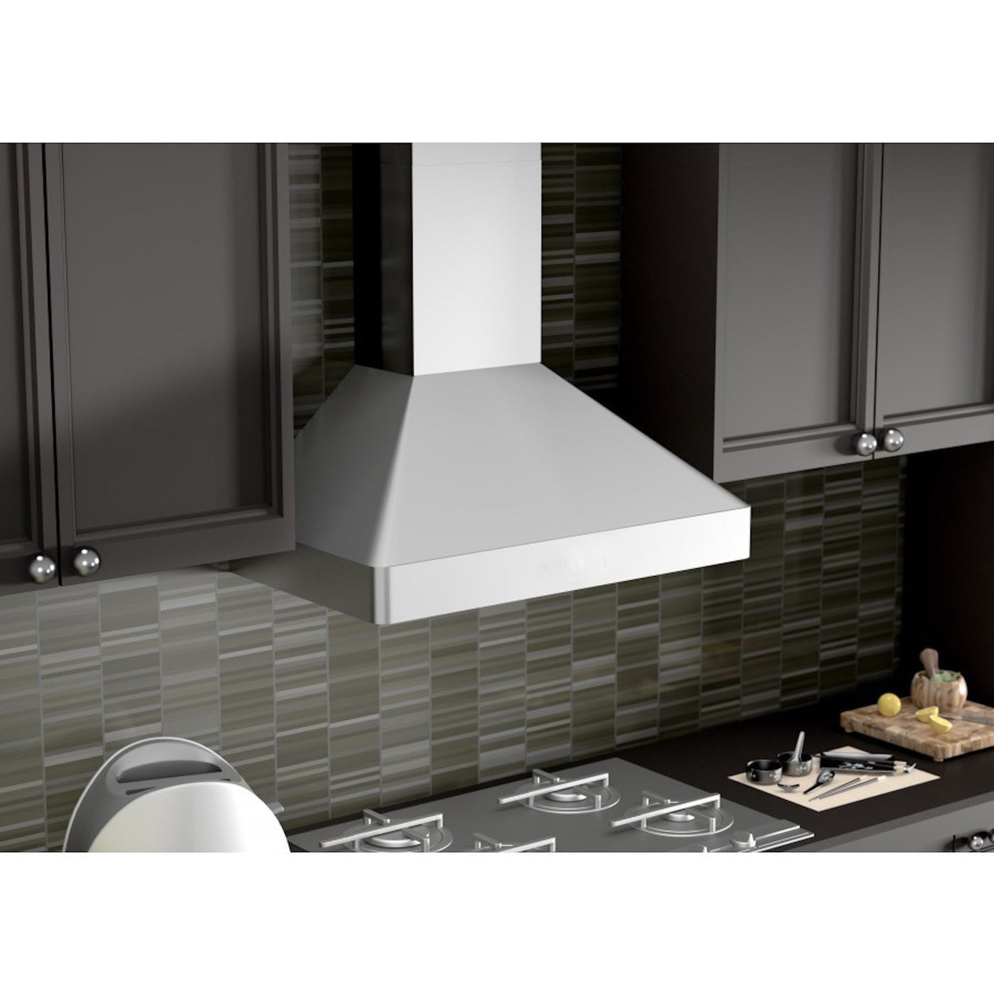 ZLINE Kitchen and Bath, ZLINE Professional Wall Mount Range Hood In Stainless Steel (9667), 9667-30,