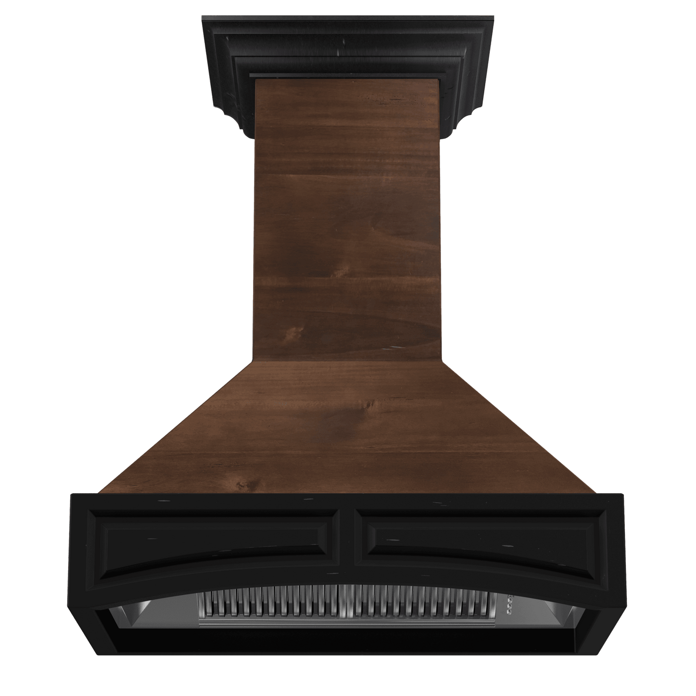 ZLINE Kitchen and Bath, ZLINE Wooden Wall Mount Range Hood in Antigua and Walnut - Includes Dual Remote Motor (321AR-RD), 321AR-RD-42,